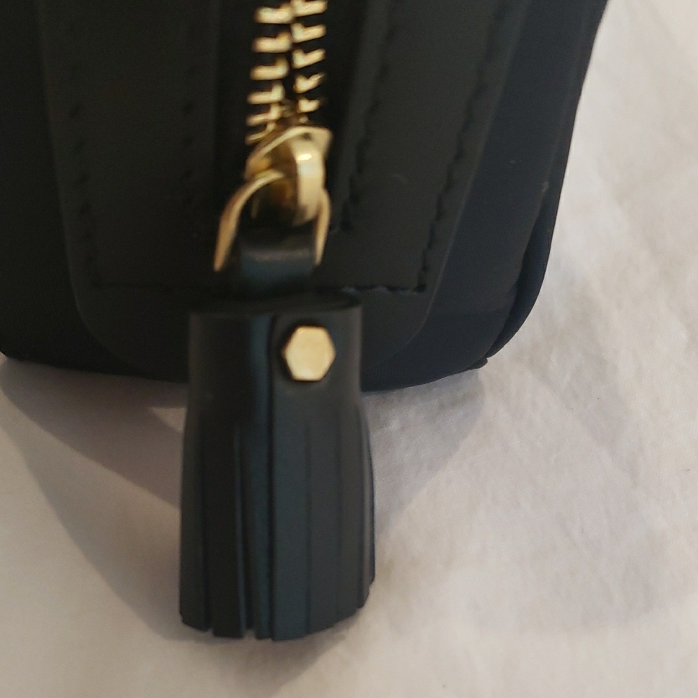 Anya Hindmarch Black Pouch with Gold Accents - Picture 2 of 9